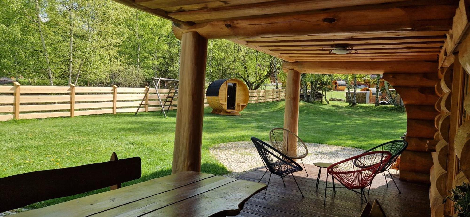 Sosnowa Chata, Sauna Jagniątków Bagian luar foto